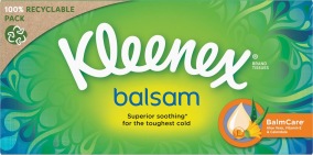 Kleenex Balsam näsduk, box med 64 st