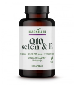 Q10 200 mg + Selen & E 60k - Närokällan
