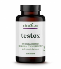 TestOx - för sexuell prestanda och normala testosteronnivåer 150kapslar - Närokällan