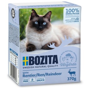 Bozita Katt - Bitar i Sås med Ren 370g