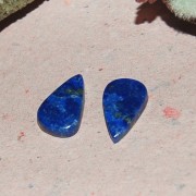 Lapis lazuli flatback  19x12mm, styckpris