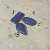 Lapis Lazuli  flatback, styckpris