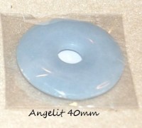 Änglastenen Angelit  40 mm donut