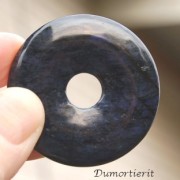 Dumortierit sten donut 40mm, styckpris