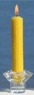 Bivaxljus handrullat kronljusmodell - 1 st  20 cm