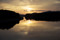 Solnedgång över Spjutmosjön
