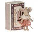 Maileg Princess Mouse Little Sister In Matchbox