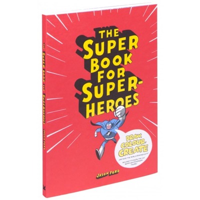 The Super Book for Superheroes (Målarbok) - The Super Book for Superheroes (Målarbok)