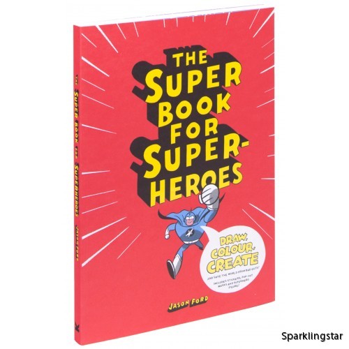 The Super Book for Superheroes (Målarbok)
