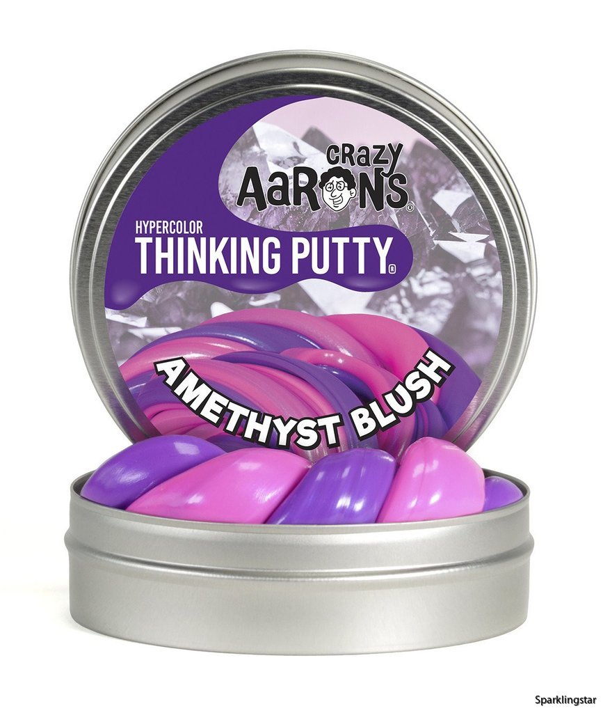 Crazy Aarons Thinking Putty Amethyst Blush
