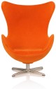 Minimii Arne Jacobsen Ägget Fåtölj Miniatyr ( Orange ) - Minimii Arne Jacobsen Ägget Fåtölj Miniatyr ( Orange )