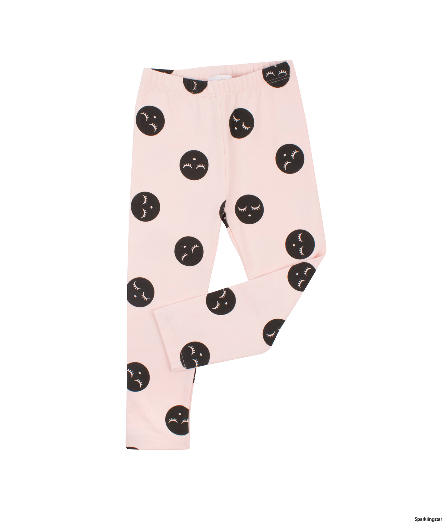 Livly Sleepin Cutie Polka Dots Leggings Baby Pink