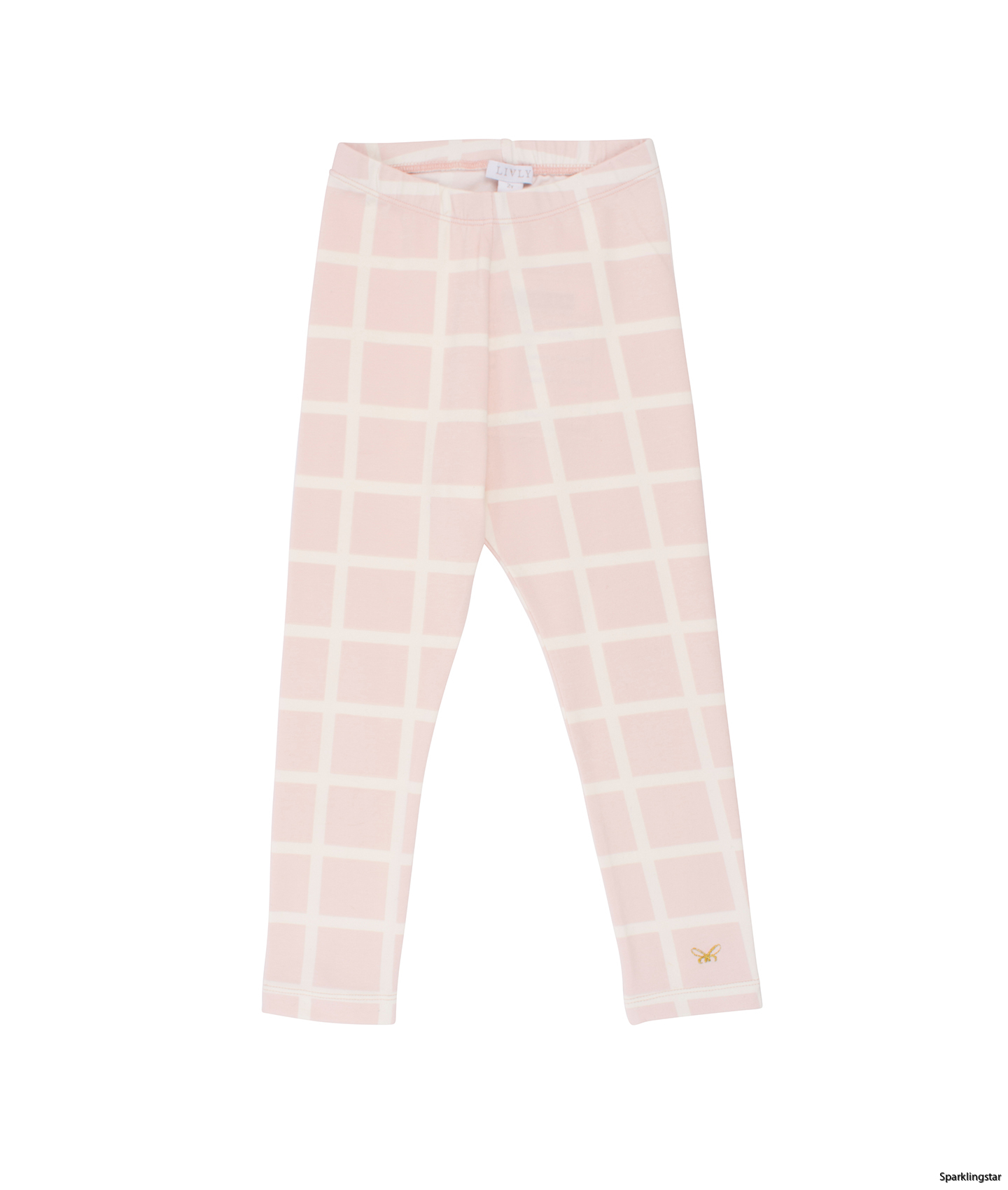 Livly Ivory Squares Essential Pants