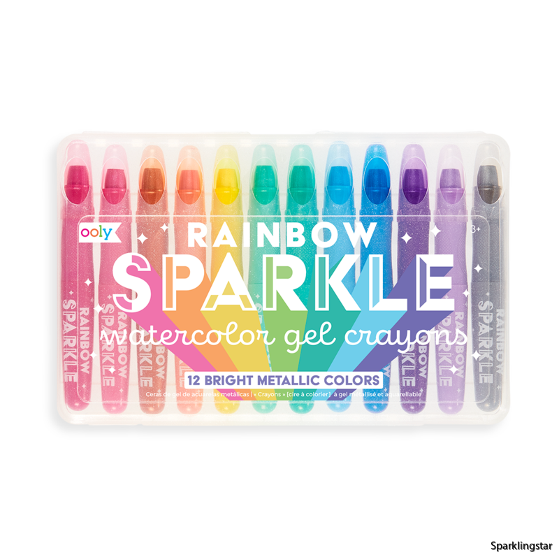 Ooly Sparkle Water Color Gel Crayons