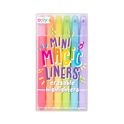 Ooly Mini Magic Liners Erasable Highlighters - Ooly Mini Magic Liners Erasable Highlighters