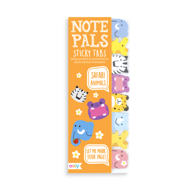 Ooly Note Pals Sticky Tabs Safari Animals - Ooly Note Pals Sticky Tabs Safari Animals