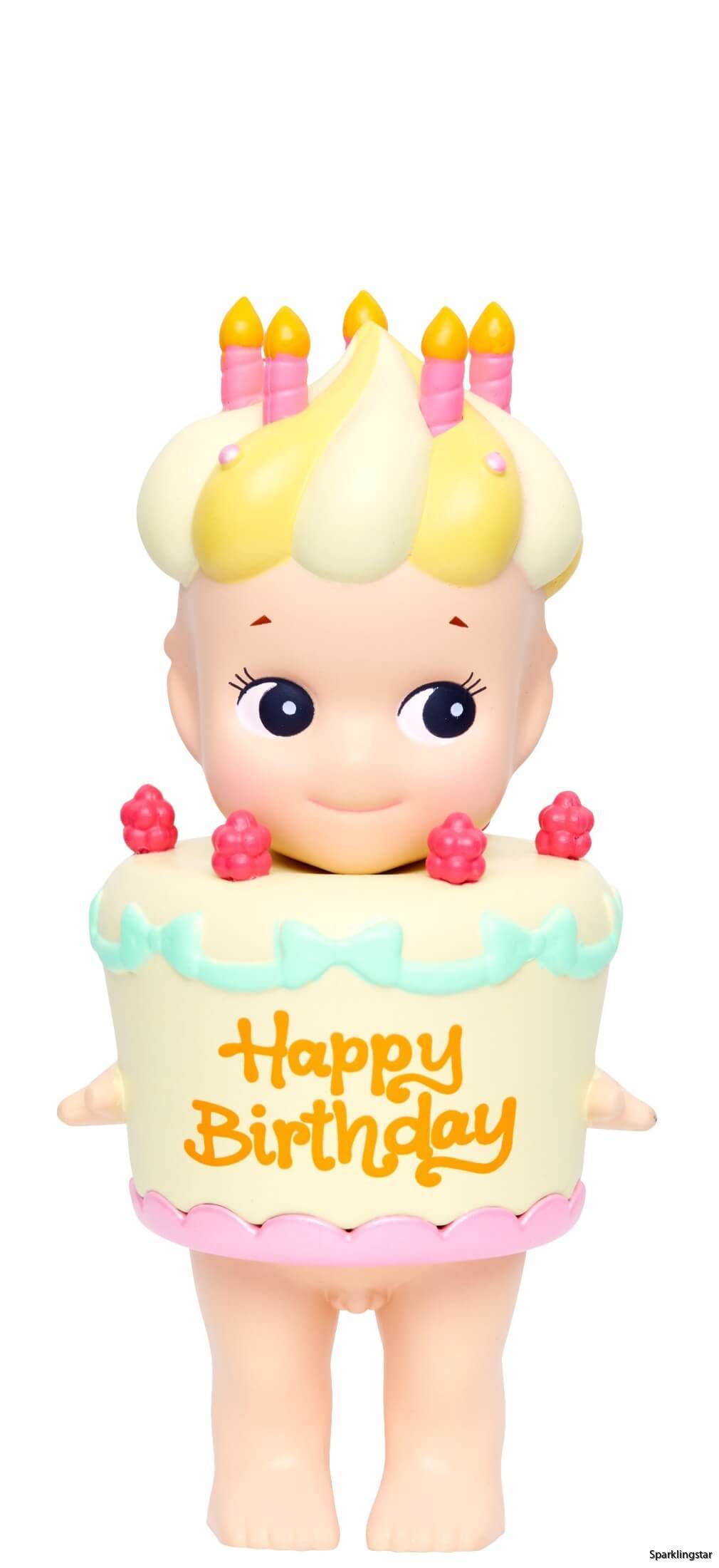 Sonny Angel Birth Day Gift Lemon Cake