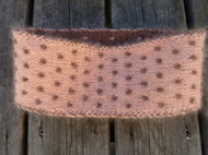 Dubbelstickad pannband 50% angora