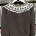Allvaret jumper brun bottenfärg