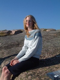 "Blå Skimmer" pullover. Photo S. Gustafsson