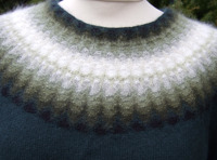 "Gröna Dimman" pullover. Photo S. Gustafsson