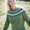 Mörkt Löv pullover cardigan Bohus Stickning - Dark Leaves pullover/cardigan kit english instruction