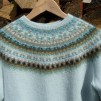 Bleka Skimret pullover cardigan Bohus Stickning - The Pale Shimmer pullover/cardigan kit english instruction