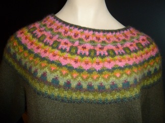 Vattenmelonen pullover cardigan Bohus Stickning - Vattenmelonen jumper/kofta kit