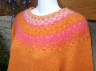 Den Rutiga pullover cardigan Bohus Stickning - Den Rutiga jumper/kofta kit