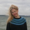 Ägget Blått pullover cardigan Bohus Stickning