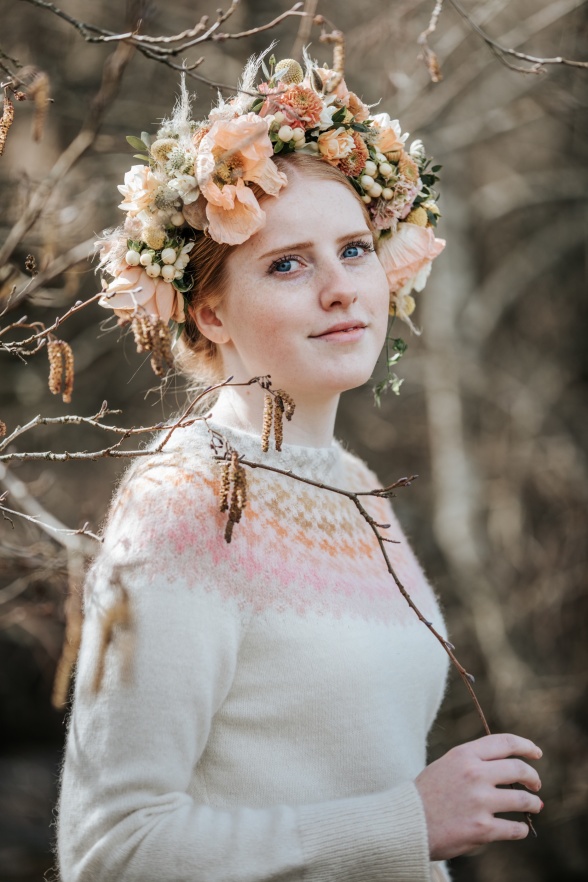 Bohus Stickning Stjärnorna, AngoraGarnet. Fotograf Kristina Gillerstedt. Styling Malin Baerby, Salong Onyx, Strömstad.