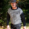 Yxorna pullover Bohus Stickning - The Axes pullover english instr. black/white kit