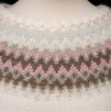 Gotiska Fönstret Rosa pullover cardigan Bohus Stickning