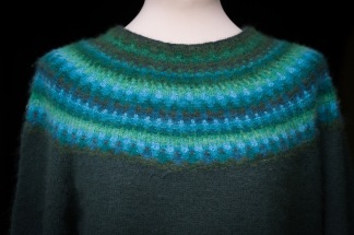 Green Wood pullover cardigan Bohus Stickning - Green Wood jumper/kofta kit