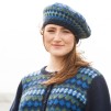 Royal Blue pullover cardigan Bohus Stickning - Royal Blue pullover/cardigan kit english instruction