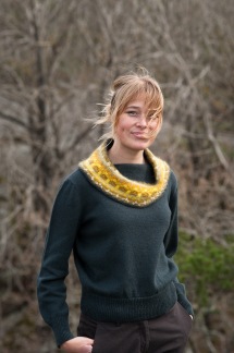 Guld storkrage pullover Bohus Stickning - Bohus Stickning Guld Storkrage jumper kit