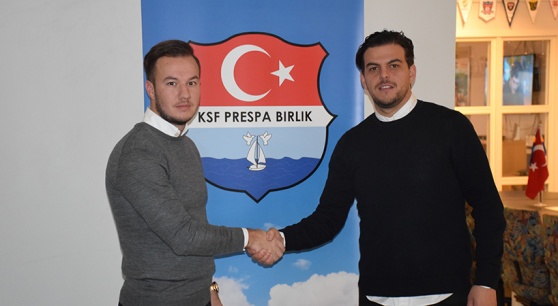 Ordförande Ercan Kerim till vänster och assisternade tränare Nesat Spahiu till höger. Ordförande Ercan Kerim till vänster och assisternade tränare Nesat Spahiu till höger.