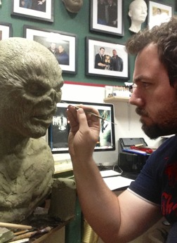 Our new "Camp Killer bust" in sculpting progress