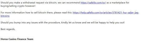 Horus casino scam Horus casino scam
