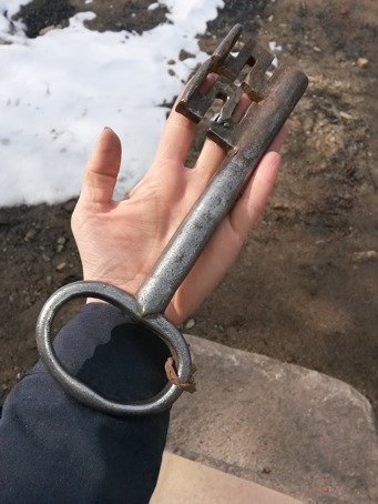 Den "lilla" nyckeln som går till detta soldattorp! De kunde göra personliga nycklar förr! Den "lilla" nyckeln som går till detta soldattorp! De kunde göra personliga nycklar förr!