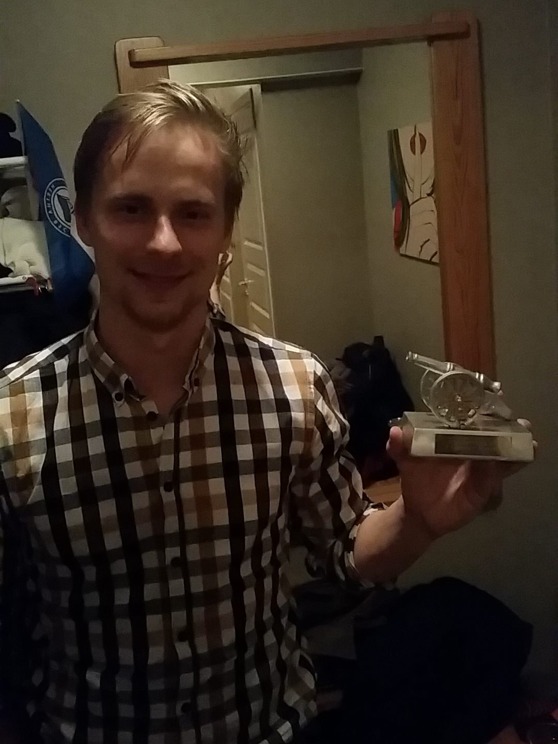 Kristian Andersson, kvällens mest givna segrare i den ända kategori som inte varit spännande överhuvudtaget. Årets Skyttekung, för mer än en handfull gånger i rad.
