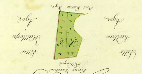 Av någon anledning har kartan hamnat direkt upp och ner på lantmätarens avritning 1819!!! Här rättvänd men med texten upp och ner! Lantmäteriet Historiska Kartor. Av någon anledning har kartan hamnat direkt upp och ner på lantmätarens avritning 1819!!! Här rättvänd men med texten upp och ner! Lantmäteriet Historiska Kartor.