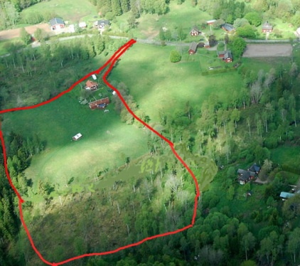 Flygfoto skänkt av Leif Crona, godkänt för publicering av Försvarsstaben, augusti 2014
