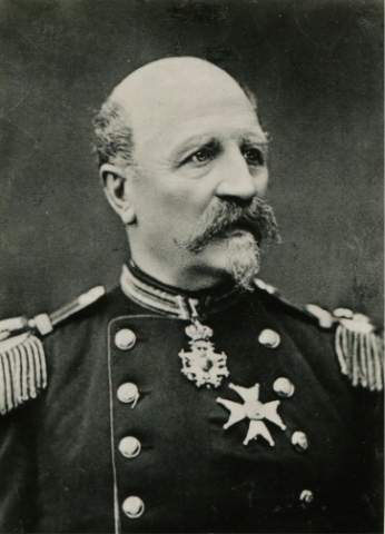 Kaptenen senare Översten Alexander Johan Wästfelt född 1811 död 1892.