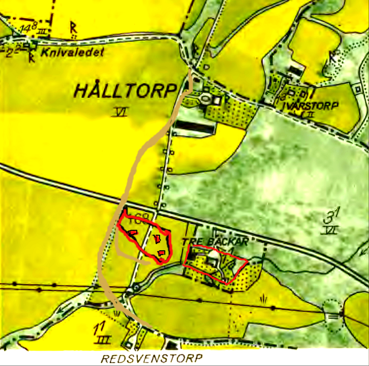 Hålltorps kvarns lägenhet var nästan identisk med senare tids Tre Bäckar och låg som enda bebyggda lägenhet kvar efter att Stora Hålltorp upphört som boendeplats. G:a St. Hålltorp och Kvarnplatsen.