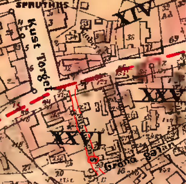 Karta från Göteborgs stads Historiska kartor