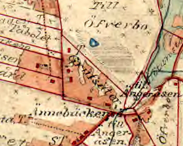 Klefven karta 1877 