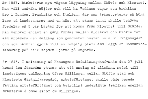 A. Ljungstorpsvägen Knivaledet-Stenberget Vägens historia 