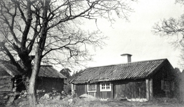 Foto från Lars Hoffstedt vars släktingar bodde på ägan, tidigt 1900-tal.