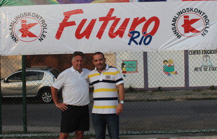 Prosjektleder Snorre Holand Futuro Rio (t.v.) sammen med Viseguvernør i Rio de Janeiro Nelsinho Miraldi (t.h.) - Foto: Futuro Rio de Janeiro oktober 2014 Prosjektleder Snorre Holand Futuro Rio (t.v.) sammen med Viseguvernør i Rio de Janeiro Nelsinho Miraldi (t.h.) - Foto: Futuro Rio de Janeiro oktober 2014